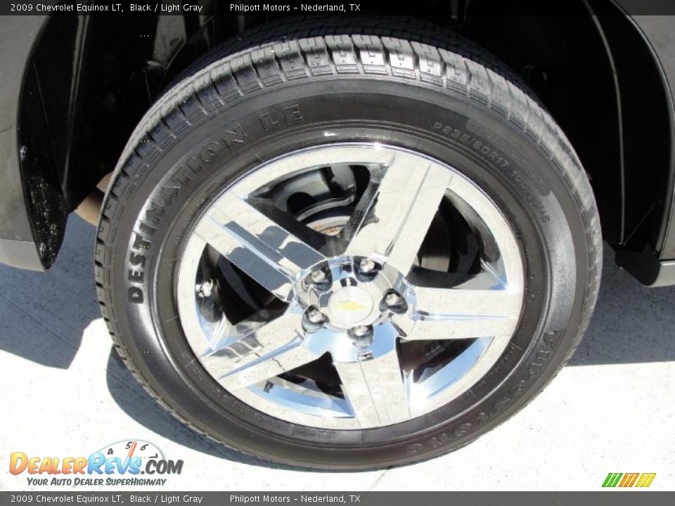 2009 Chevrolet Equinox LT Black / Light Gray Photo #14