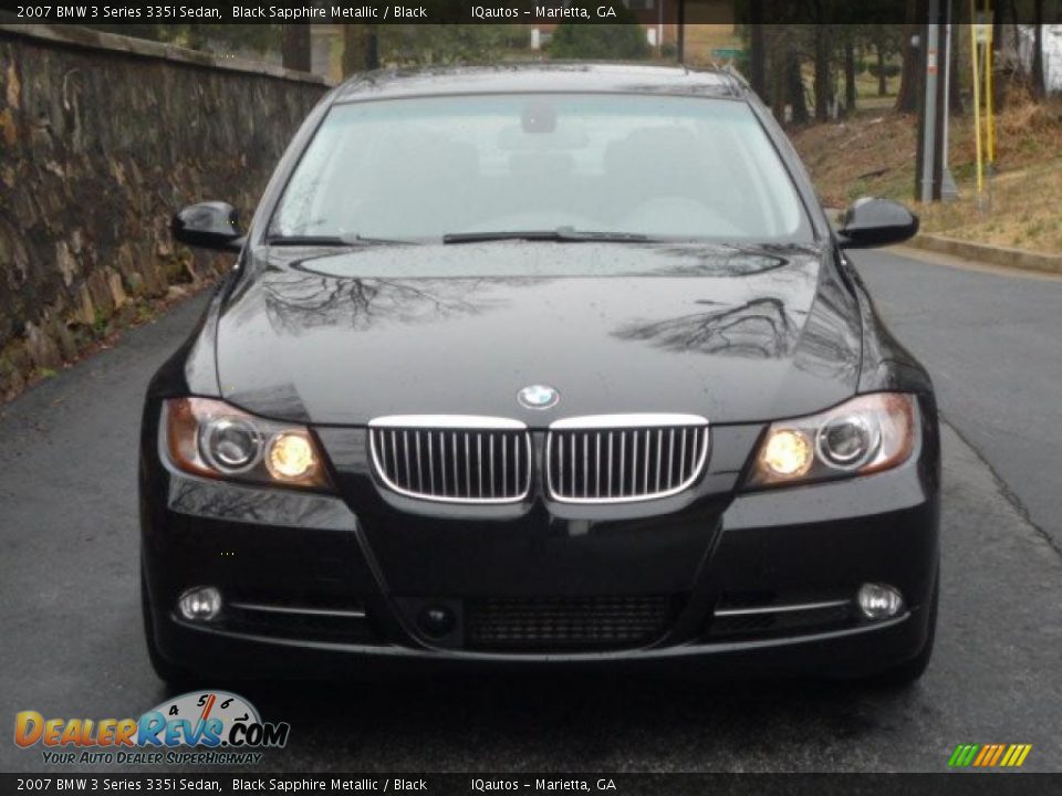 2007 BMW 3 Series 335i Sedan Black Sapphire Metallic / Black Photo #3