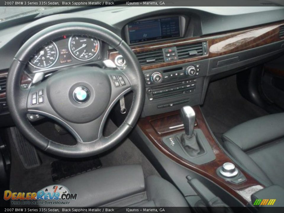 2007 BMW 3 Series 335i Sedan Black Sapphire Metallic / Black Photo #7