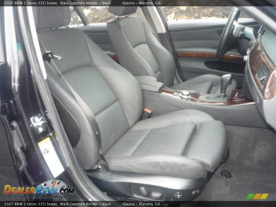 2007 BMW 3 Series 335i Sedan Black Sapphire Metallic / Black Photo #9
