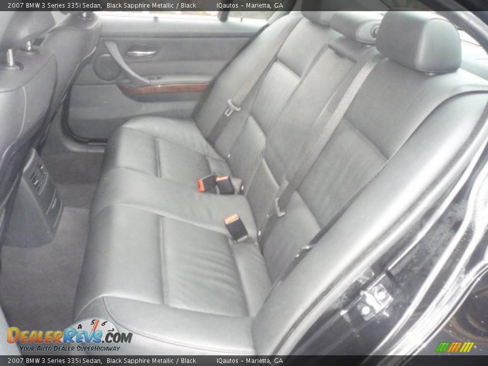 2007 BMW 3 Series 335i Sedan Black Sapphire Metallic / Black Photo #10