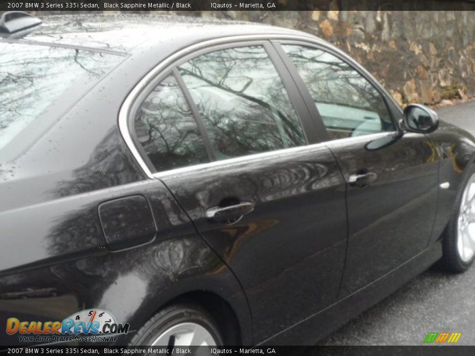 2007 BMW 3 Series 335i Sedan Black Sapphire Metallic / Black Photo #12
