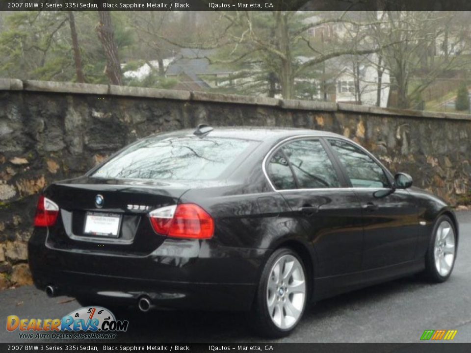 2007 BMW 3 Series 335i Sedan Black Sapphire Metallic / Black Photo #13