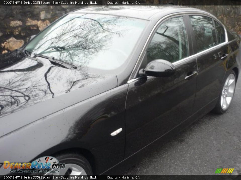 2007 BMW 3 Series 335i Sedan Black Sapphire Metallic / Black Photo #16