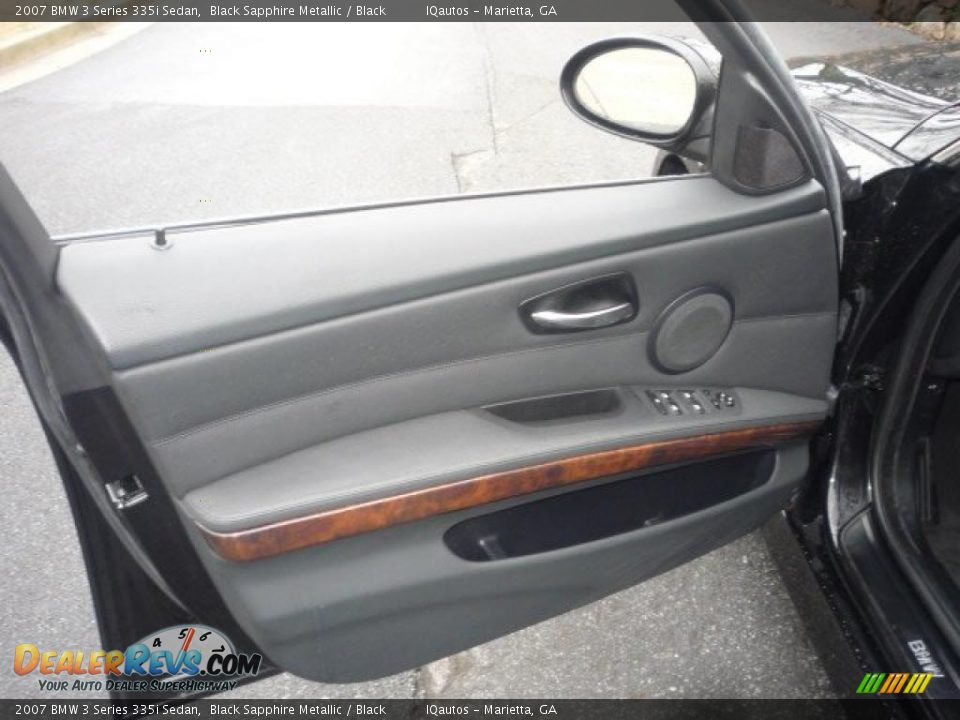 2007 BMW 3 Series 335i Sedan Black Sapphire Metallic / Black Photo #17
