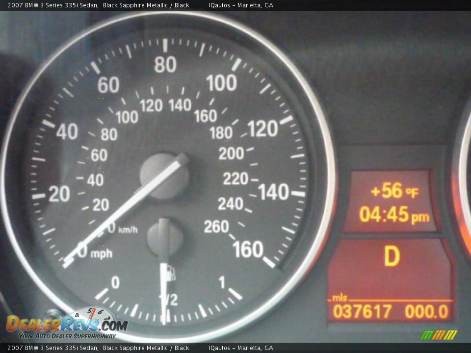 2007 BMW 3 Series 335i Sedan Black Sapphire Metallic / Black Photo #19
