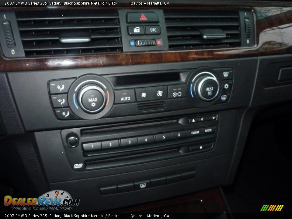 2007 BMW 3 Series 335i Sedan Black Sapphire Metallic / Black Photo #22