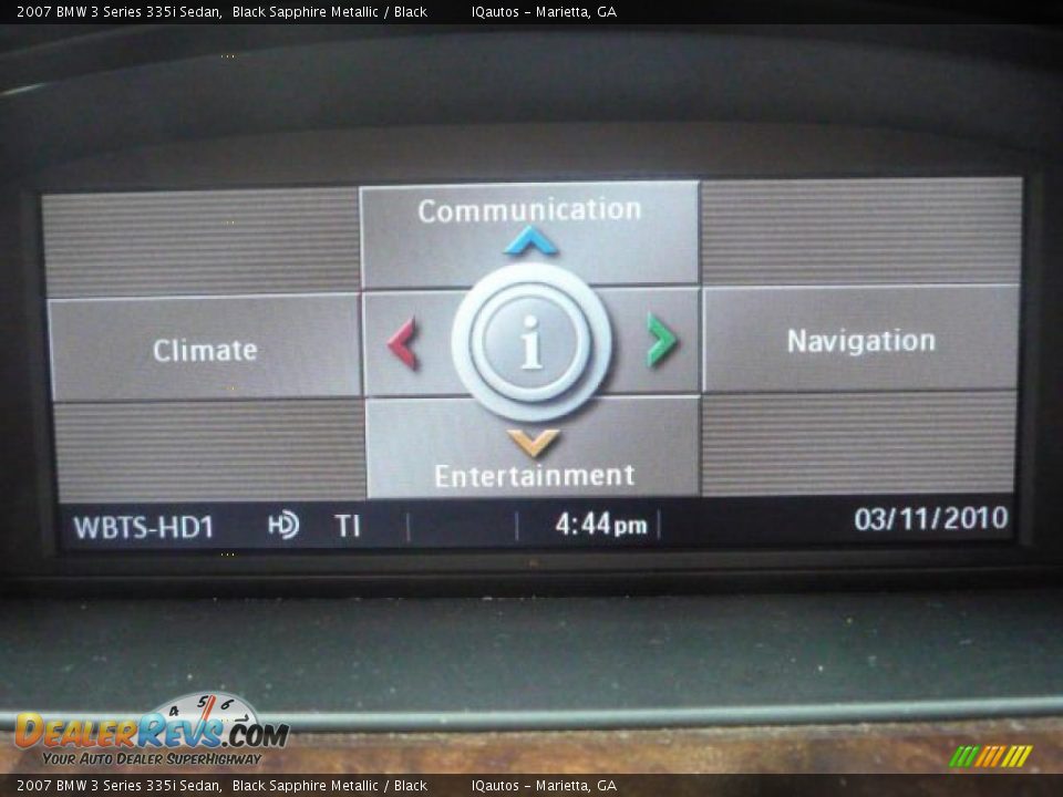 2007 BMW 3 Series 335i Sedan Black Sapphire Metallic / Black Photo #23