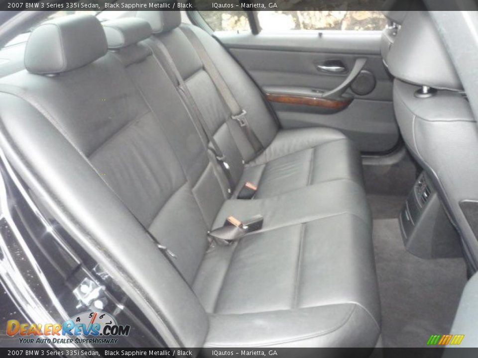 2007 BMW 3 Series 335i Sedan Black Sapphire Metallic / Black Photo #26