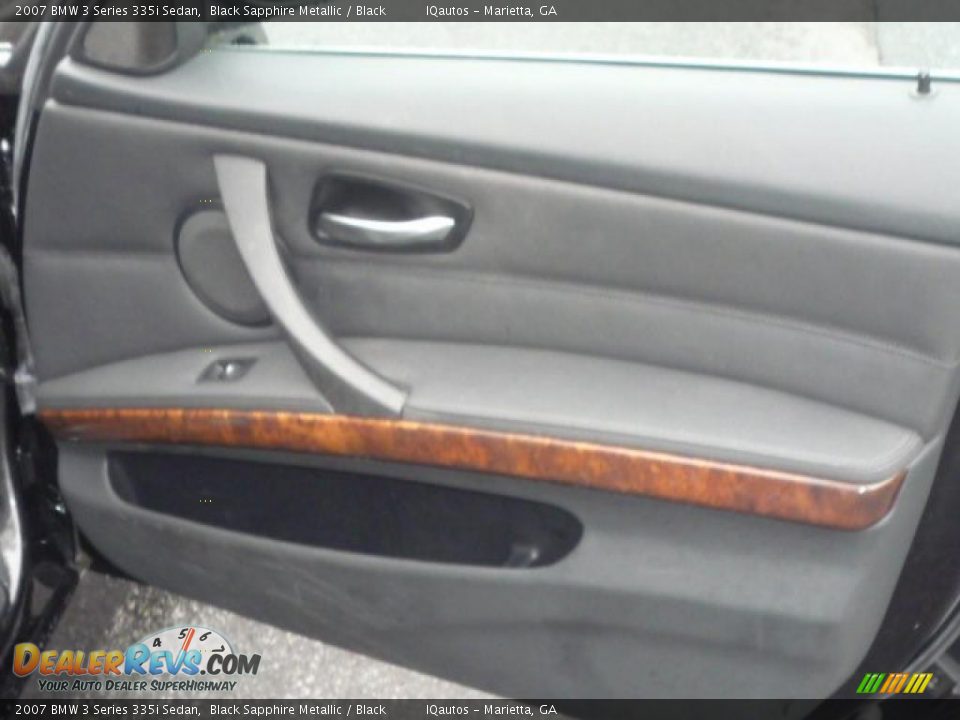 2007 BMW 3 Series 335i Sedan Black Sapphire Metallic / Black Photo #27