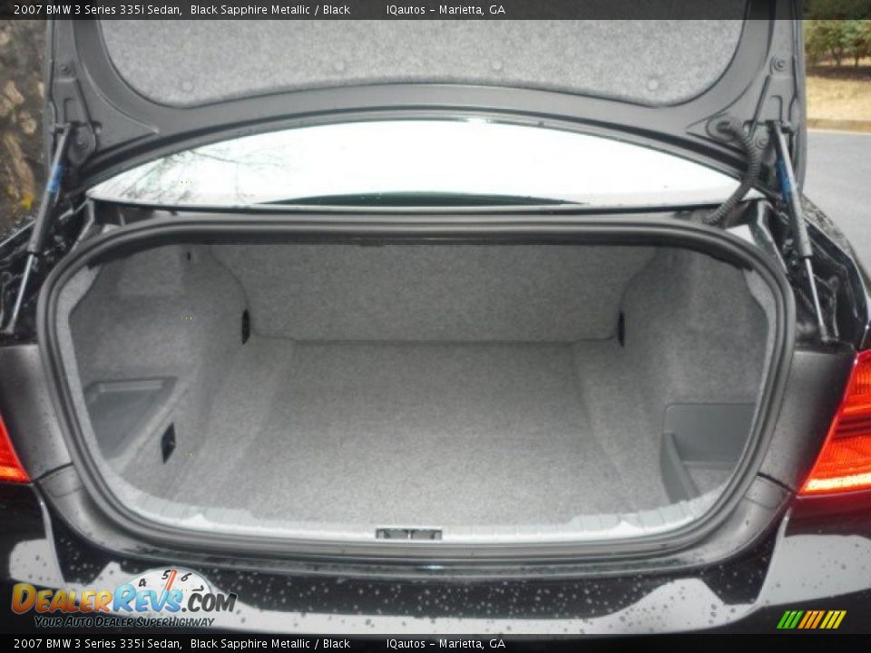 2007 BMW 3 Series 335i Sedan Black Sapphire Metallic / Black Photo #28