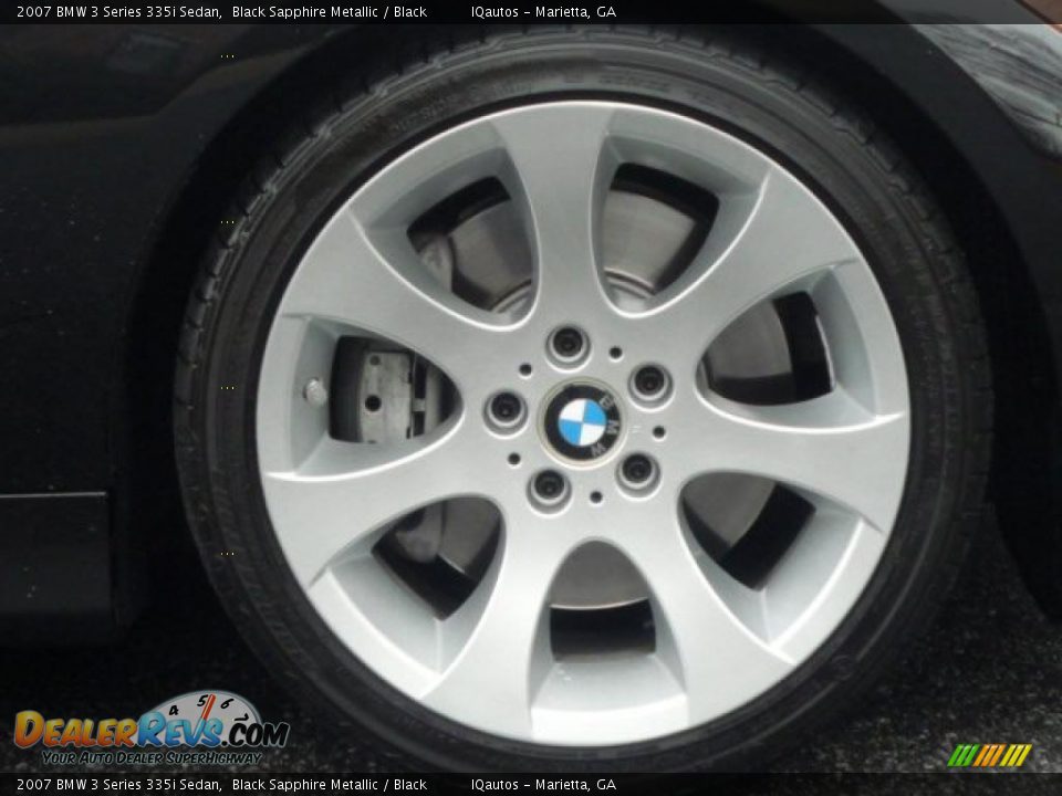 2007 BMW 3 Series 335i Sedan Black Sapphire Metallic / Black Photo #29