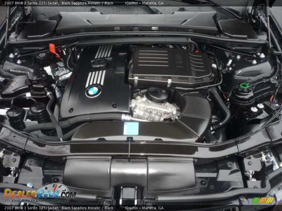 2007 BMW 3 Series 335i Sedan Black Sapphire Metallic / Black Photo #30