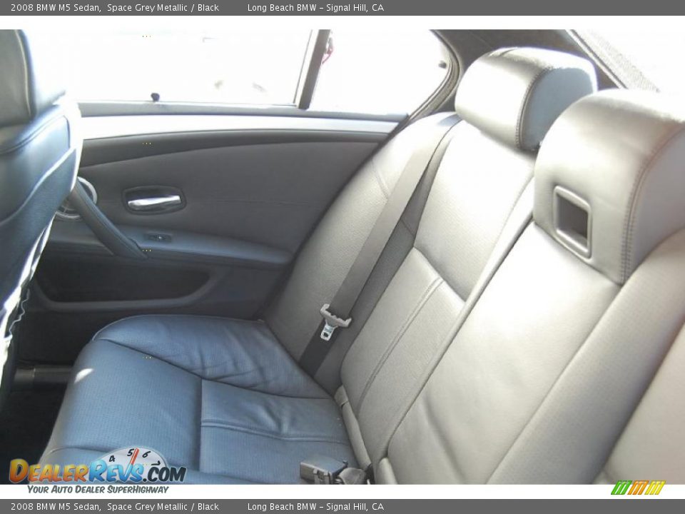 2008 BMW M5 Sedan Space Grey Metallic / Black Photo #6