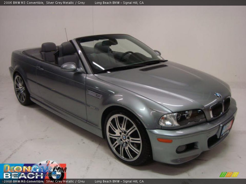 2006 BMW M3 Convertible Silver Grey Metallic / Grey Photo #1