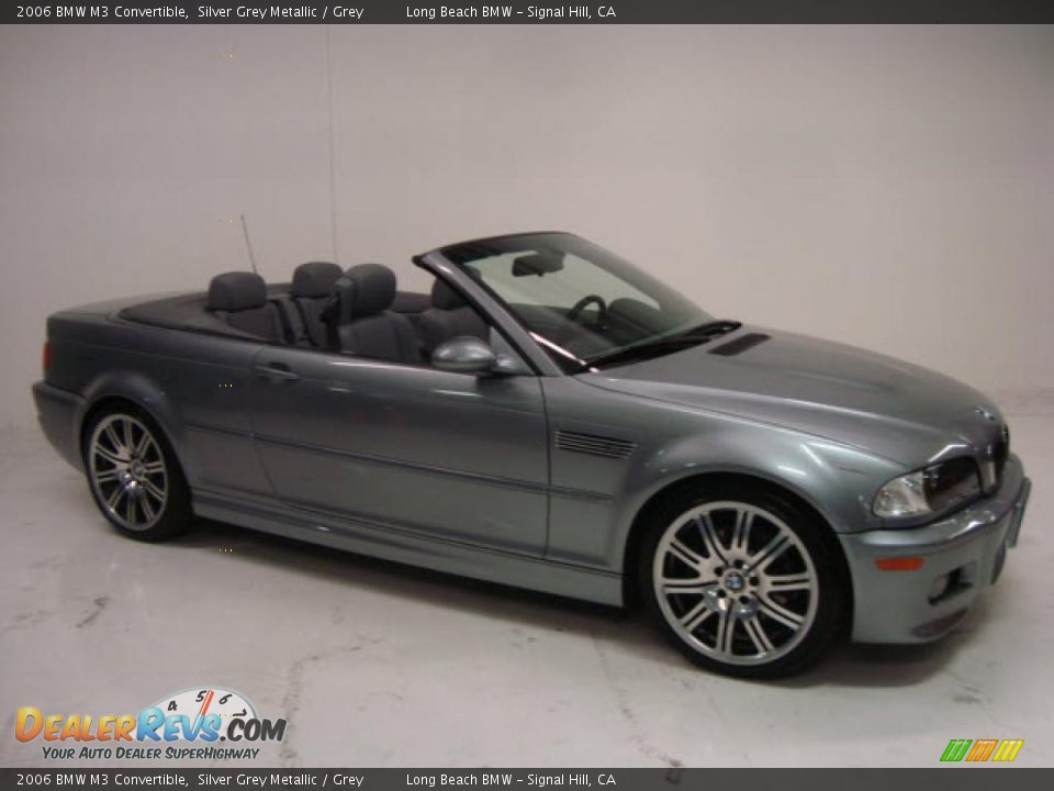 2006 BMW M3 Convertible Silver Grey Metallic / Grey Photo #2