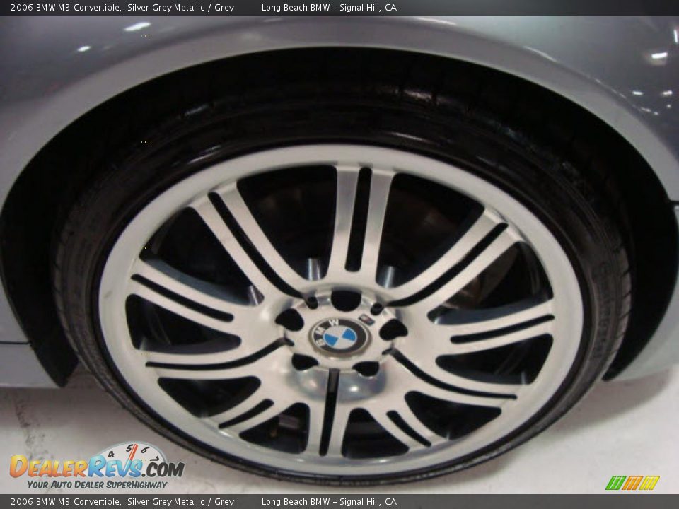 2006 BMW M3 Convertible Silver Grey Metallic / Grey Photo #3