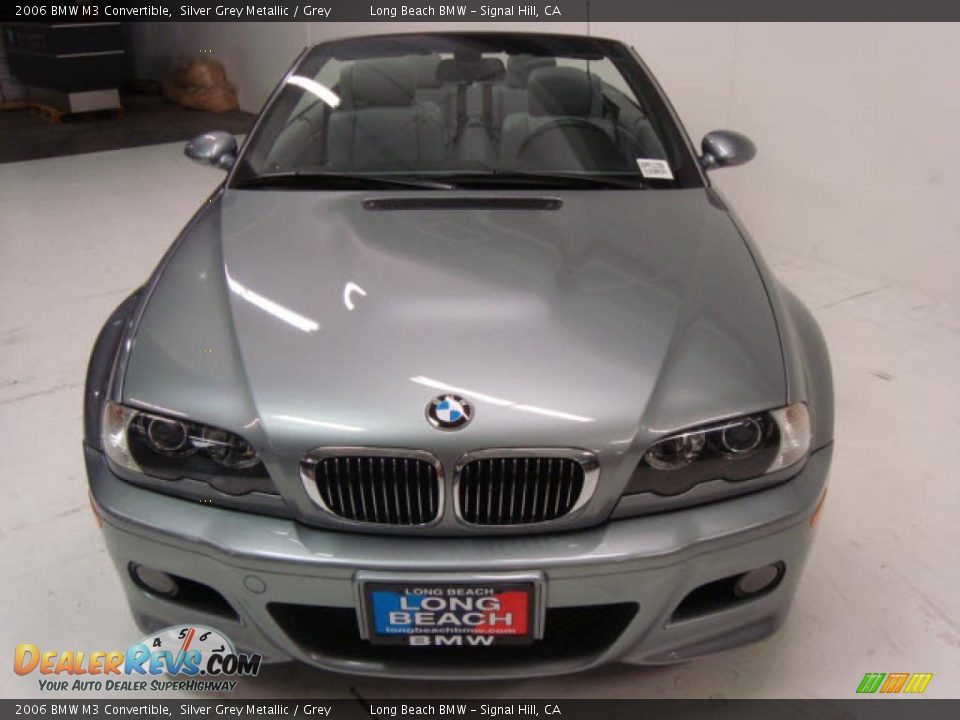 2006 BMW M3 Convertible Silver Grey Metallic / Grey Photo #4
