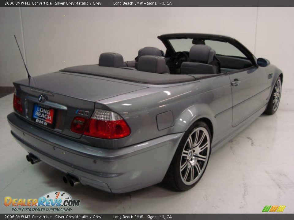 2006 BMW M3 Convertible Silver Grey Metallic / Grey Photo #6