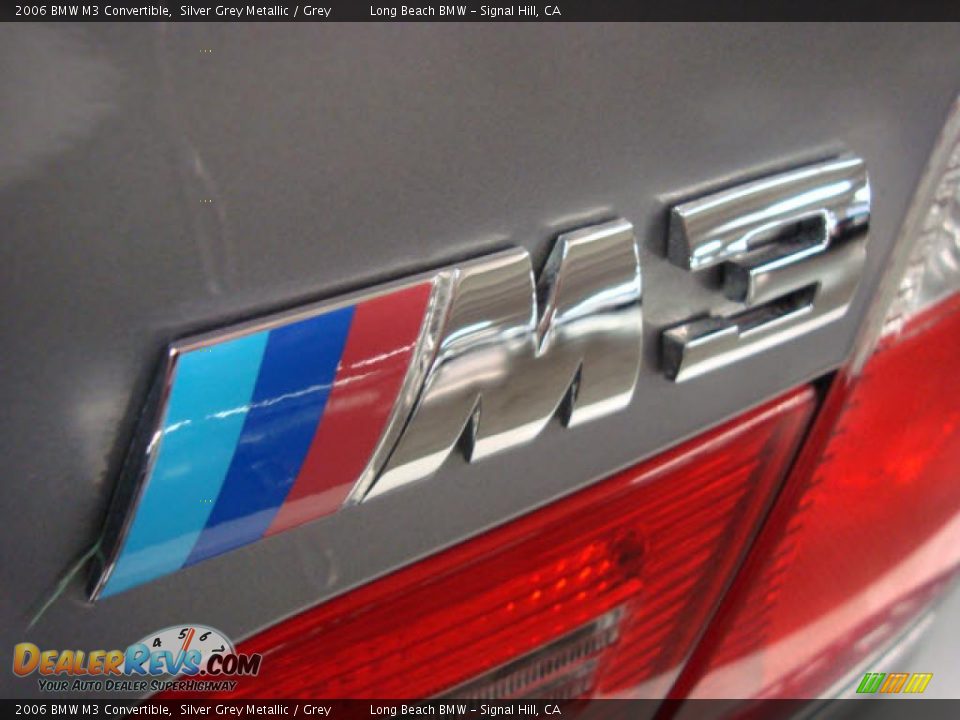 2006 BMW M3 Convertible Silver Grey Metallic / Grey Photo #8