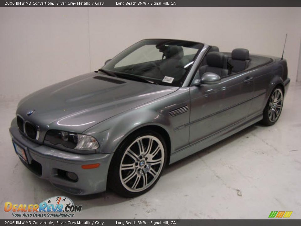 2006 BMW M3 Convertible Silver Grey Metallic / Grey Photo #9