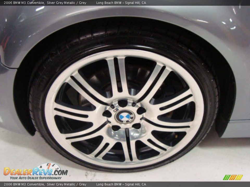 2006 BMW M3 Convertible Silver Grey Metallic / Grey Photo #10