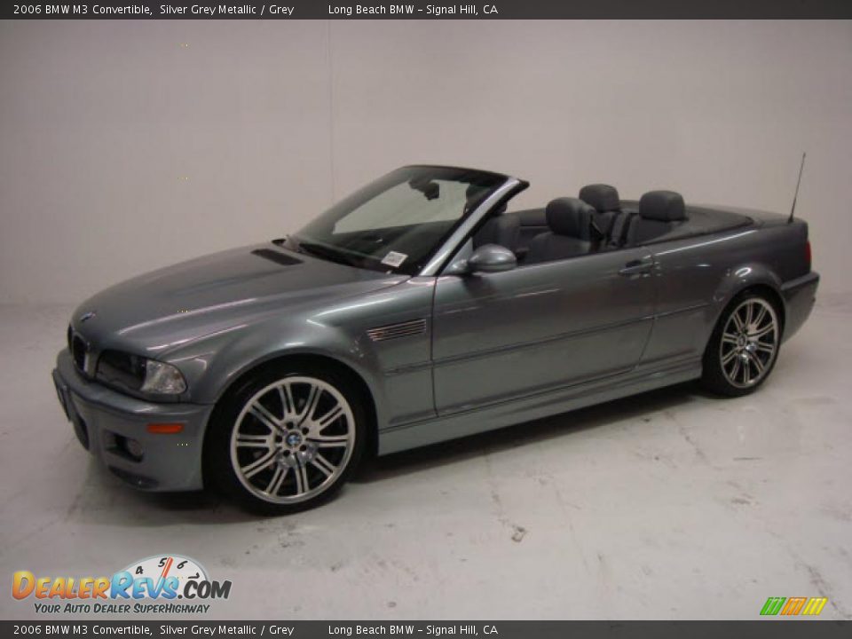 2006 BMW M3 Convertible Silver Grey Metallic / Grey Photo #11