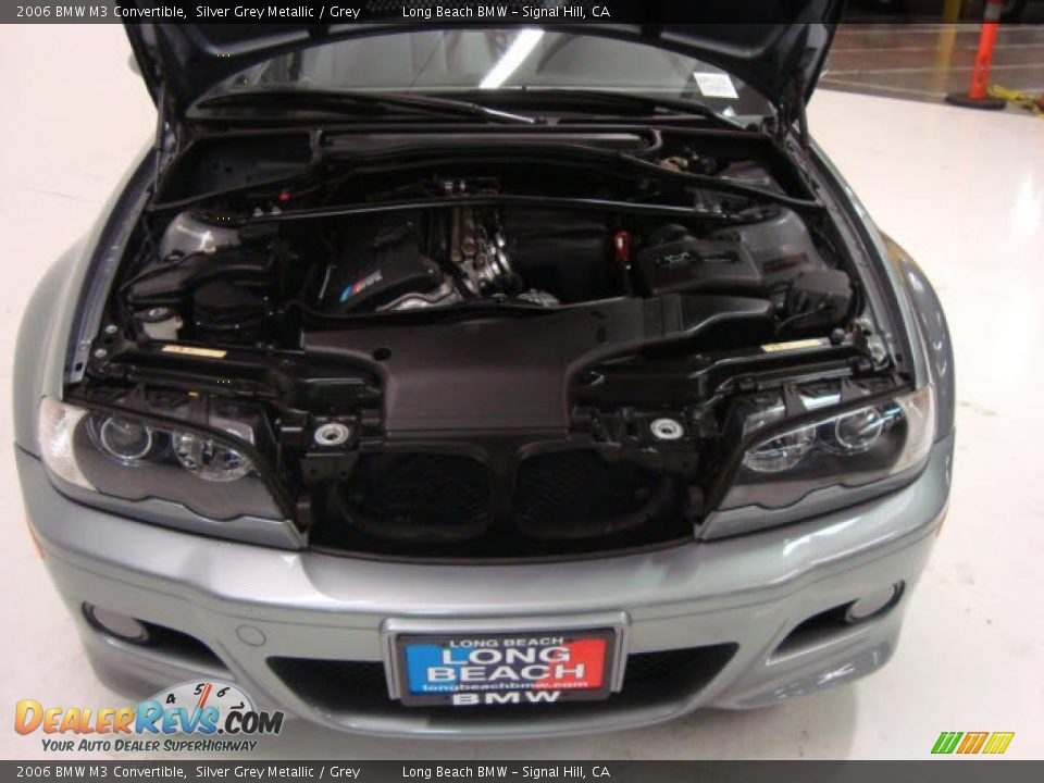2006 BMW M3 Convertible Silver Grey Metallic / Grey Photo #13