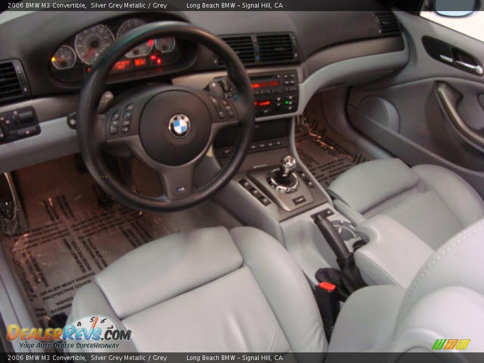 2006 BMW M3 Convertible Silver Grey Metallic / Grey Photo #15