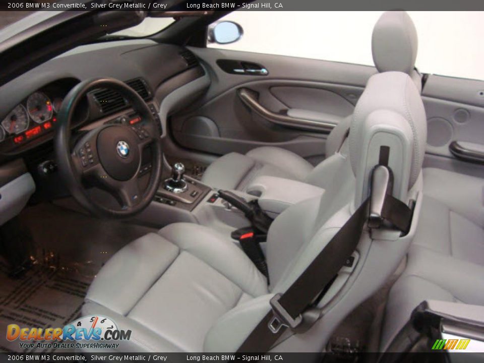 2006 BMW M3 Convertible Silver Grey Metallic / Grey Photo #16