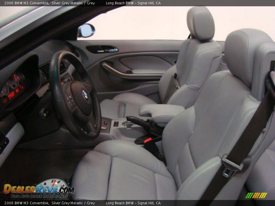 2006 BMW M3 Convertible Silver Grey Metallic / Grey Photo #17