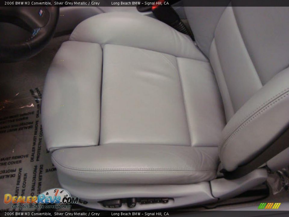 2006 BMW M3 Convertible Silver Grey Metallic / Grey Photo #18