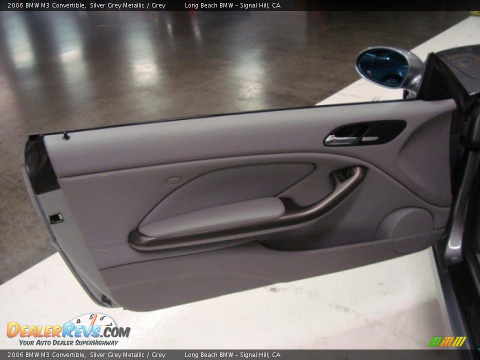 2006 BMW M3 Convertible Silver Grey Metallic / Grey Photo #20