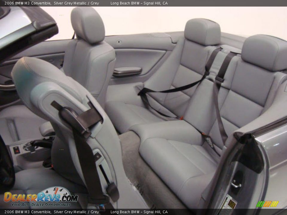 2006 BMW M3 Convertible Silver Grey Metallic / Grey Photo #23