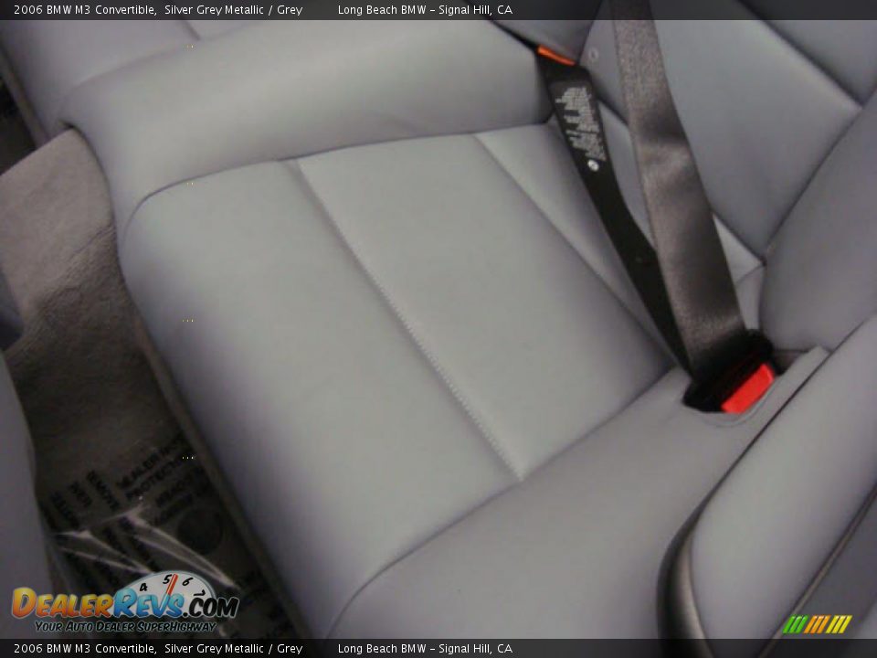 2006 BMW M3 Convertible Silver Grey Metallic / Grey Photo #24