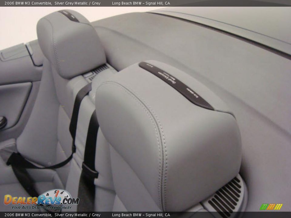 2006 BMW M3 Convertible Silver Grey Metallic / Grey Photo #25