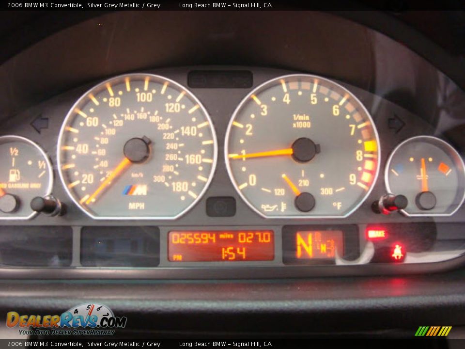 2006 BMW M3 Convertible Silver Grey Metallic / Grey Photo #27