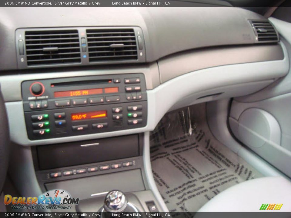 2006 BMW M3 Convertible Silver Grey Metallic / Grey Photo #32