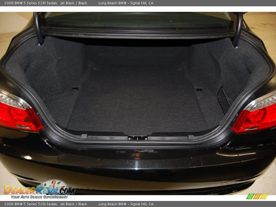 2008 BMW 5 Series 528i Sedan Jet Black / Black Photo #9