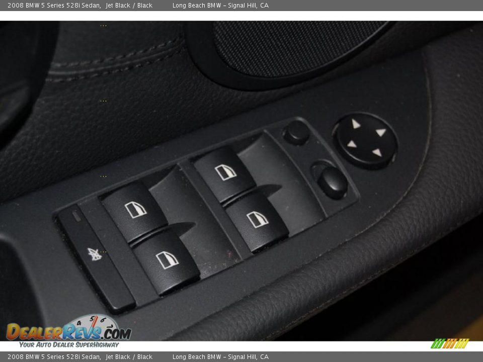 2008 BMW 5 Series 528i Sedan Jet Black / Black Photo #23