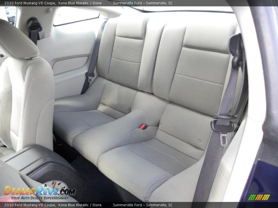 2010 Ford Mustang V6 Coupe Kona Blue Metallic / Stone Photo #5