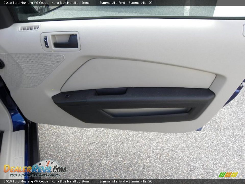 2010 Ford Mustang V6 Coupe Kona Blue Metallic / Stone Photo #8