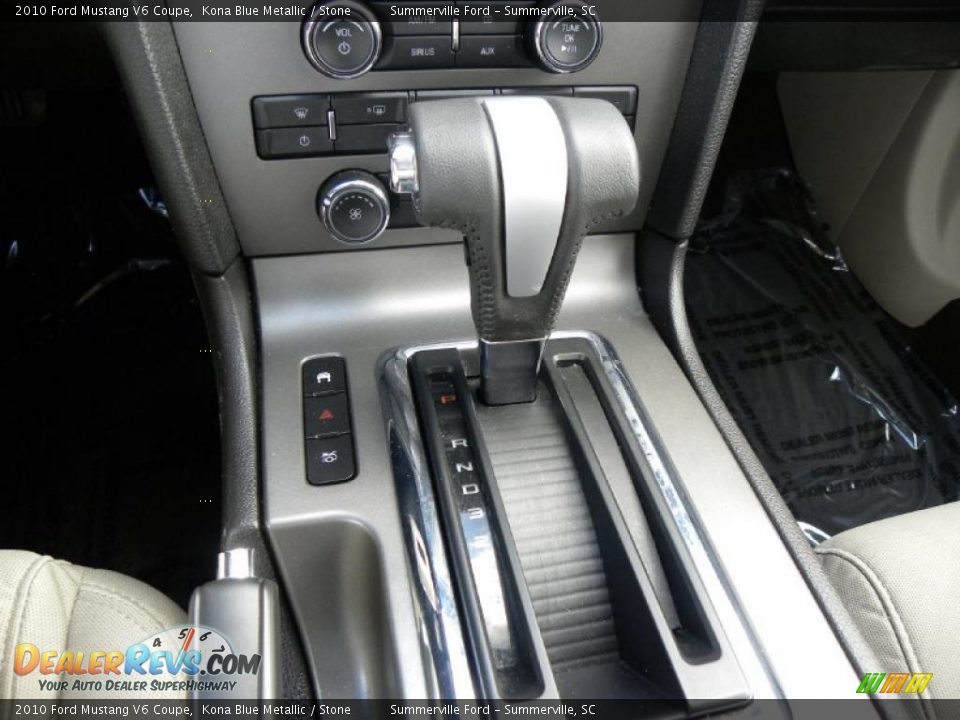 2010 Ford Mustang V6 Coupe Kona Blue Metallic / Stone Photo #16