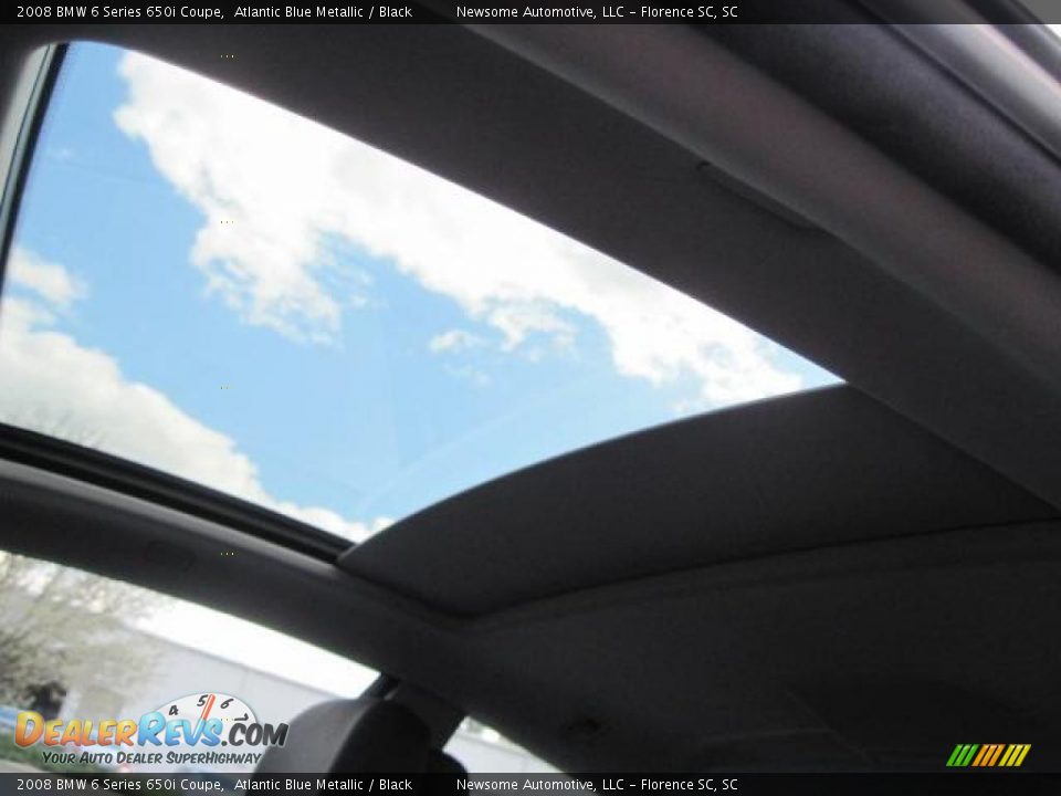 2008 BMW 6 Series 650i Coupe Atlantic Blue Metallic / Black Photo #5
