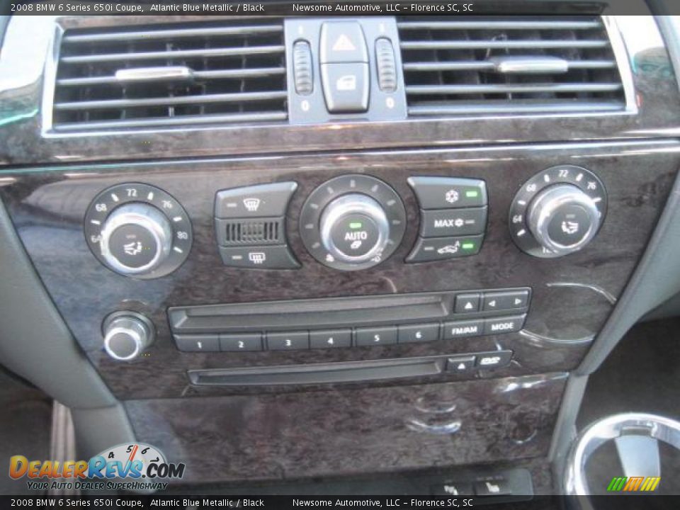 2008 BMW 6 Series 650i Coupe Atlantic Blue Metallic / Black Photo #8