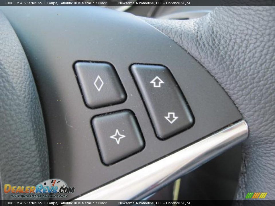 2008 BMW 6 Series 650i Coupe Atlantic Blue Metallic / Black Photo #12