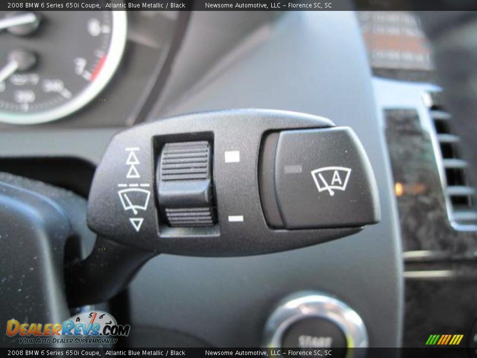 2008 BMW 6 Series 650i Coupe Atlantic Blue Metallic / Black Photo #14