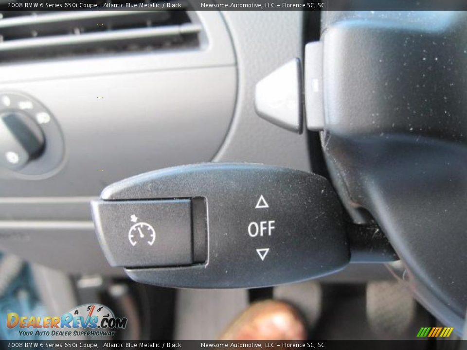 2008 BMW 6 Series 650i Coupe Atlantic Blue Metallic / Black Photo #16