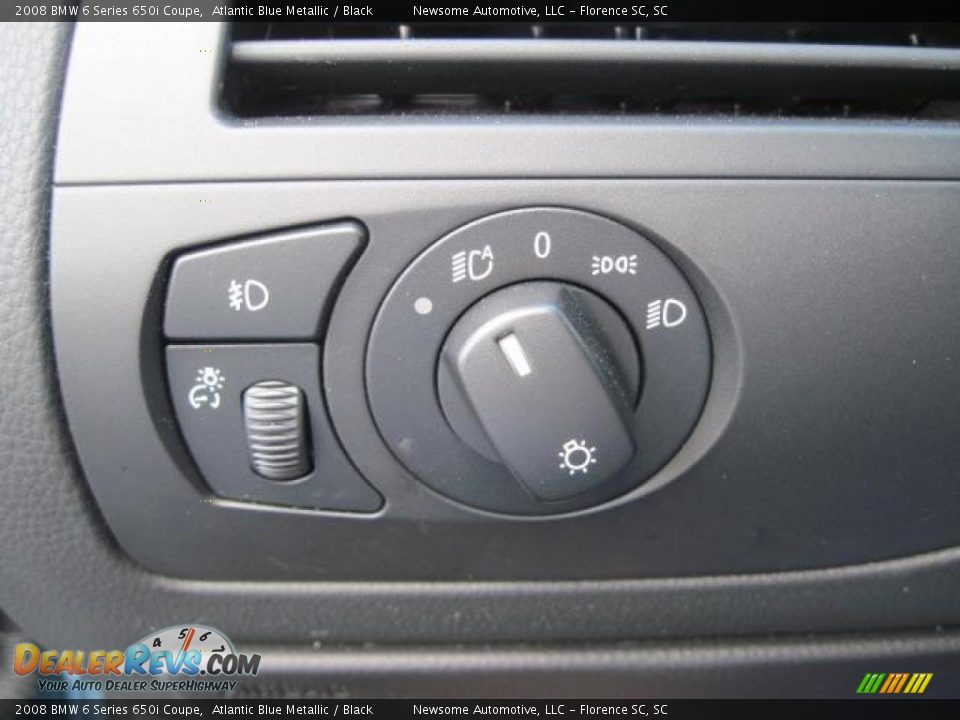 2008 BMW 6 Series 650i Coupe Atlantic Blue Metallic / Black Photo #17