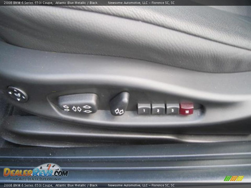 2008 BMW 6 Series 650i Coupe Atlantic Blue Metallic / Black Photo #19
